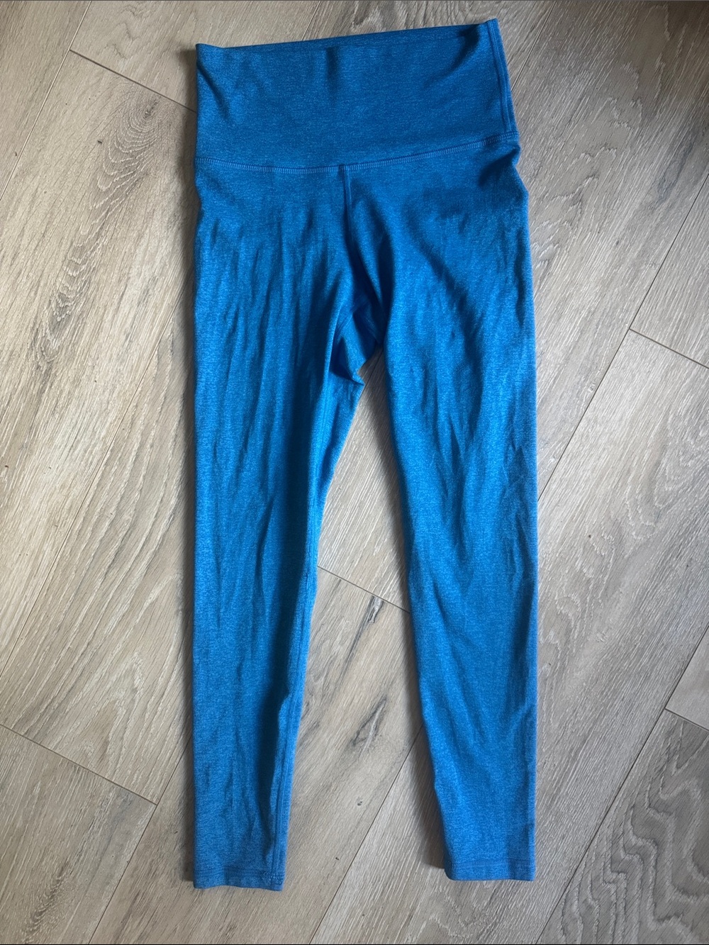 FLEO Blue High-Waist Active Leggings